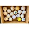 Image 1 : Lot of 18 used Golf Balls