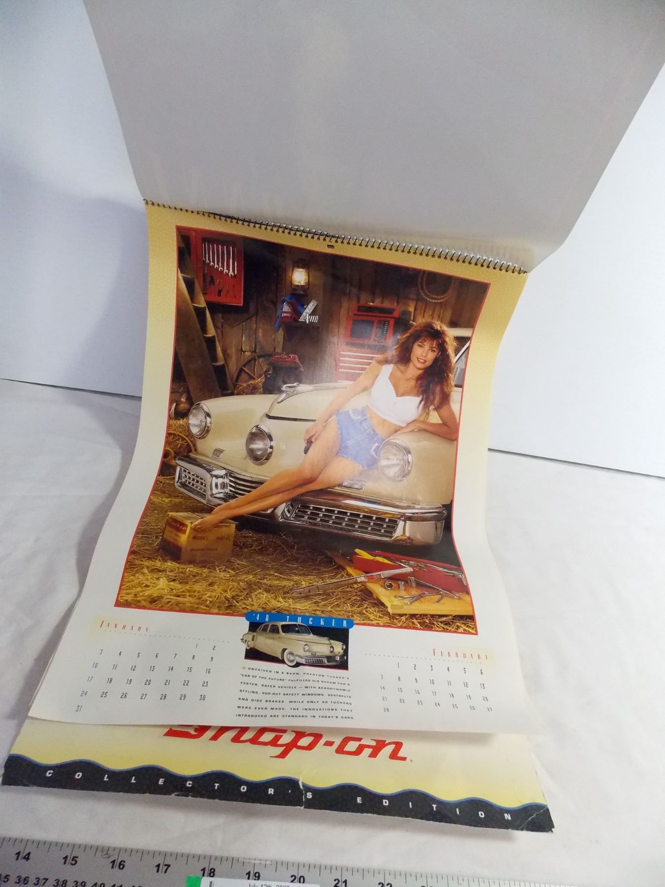 Snap On 1993 Calendar Bodnarus Auctioneering Snap On 1993 Calendar Bodnarus Auctioneering