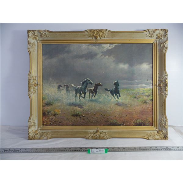 Framed Horse Print