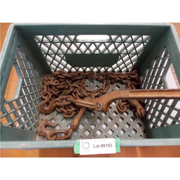 *Chain and Load Binder in Crate