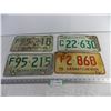 Image 1 : (4) SK License Plates