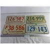 Image 1 : (4) SK License Plates