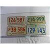 Image 2 : (4) SK License Plates