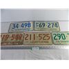 Image 1 : (5) SK License Plates