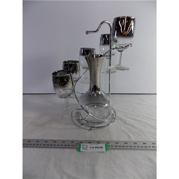 Carafe and Glass Set with Holder