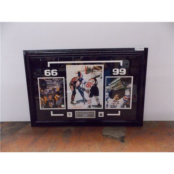 *Lemieux/Gretzky Framed Picture 36x24