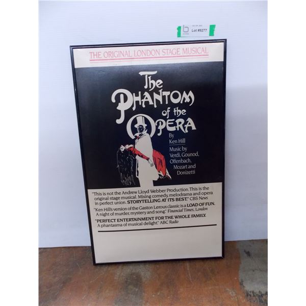 *Phantom of the Opera Framed Print 14x22