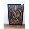 Image 1 : *Framed Dragon Print 28x40