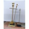 Image 4 : *Brass Fireplace Tools and Holder