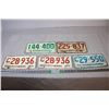 Image 1 : 1971,74,75,76 Saskatchewan License Plates