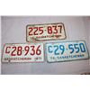 Image 3 : 1971,74,75,76 Saskatchewan License Plates