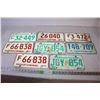 Image 1 : 1970,71,75,76,91 Saskatchewan License Plates