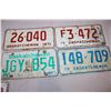 Image 3 : 1970,71,75,76,91 Saskatchewan License Plates