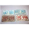 Image 3 : 1972,73,76 Saskatchewan License Plates