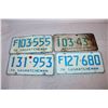 Image 2 : 1973,76 Saskatchewan License Plates