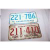 Image 3 : 1973,76 Saskatchewan License Plates