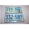 Image 4 : 1973,76 Saskatchewan License Plates