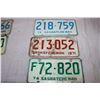 Image 3 : 1971,74,76 Saskatchewan License Plates