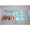 Image 3 : 1973,76 Saskatchewan License Plates