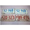 Image 3 : 1974,76 Saskatchewan License Plates