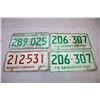 Image 3 : 1970,71,74 Saskatchewan License Plates