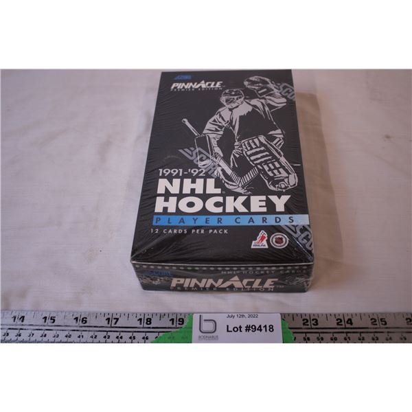 Box of NHL Hockey Trading Cards 91-92