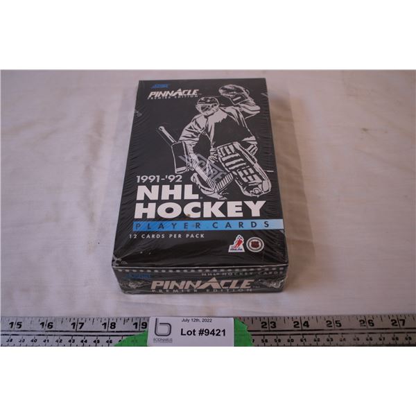 Box of NHL Hockey Trading Cards 91-92