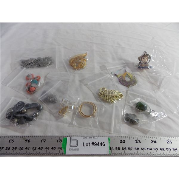 (11) Costume Jewellery + Key chain