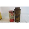 Image 4 : Old Vintage Hydraulic oil fluid tins