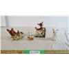 Image 1 : (4) assorted deer figurines made in Japan