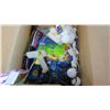 Image 2 : Box of assorted craft supplies