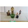 Image 1 : (4) assorted figurines and other glass misc