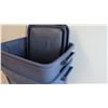 Image 3 : *(2) Rubbermaid totes with lids