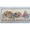 Image 2 : *Cross stitched picture of the last supper + vintage wall portraits