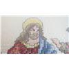 Image 4 : *Cross stitched picture of the last supper + vintage wall portraits