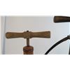 Image 2 : (2) Vintage bike pumps with wooden handles
