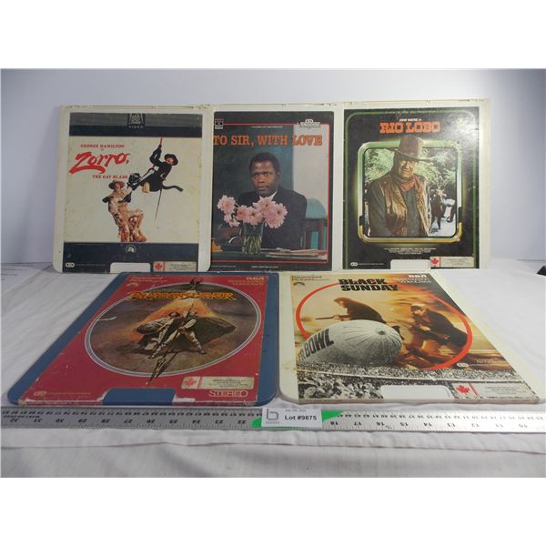 (5) RCA Video Disks