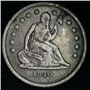 1840-O Seated Liberty Silver Quarter CHOICE XF