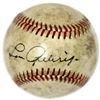 Image 2 : Lou Gehrig Signed Red Stitched Baseball