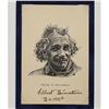 Image 2 : EINSTEIN SIGNED & INSCRIBED E=MC2 PHOTO CARD