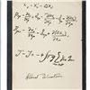 Image 2 : Albert Einstein Signed Math Equation