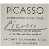 Image 2 : Picasso Signed Gallery Ad Invitation Card