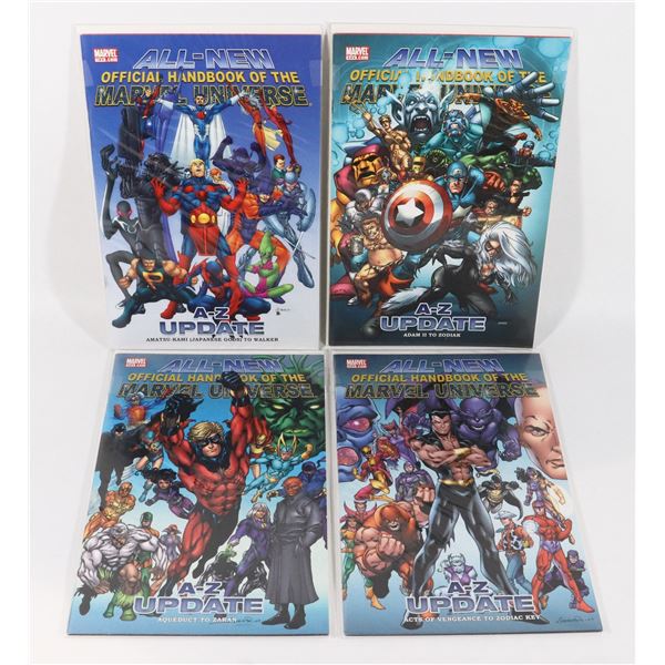 #1-4 UPDATE HANDBOOK OF THE MARVEL UNIVERSE