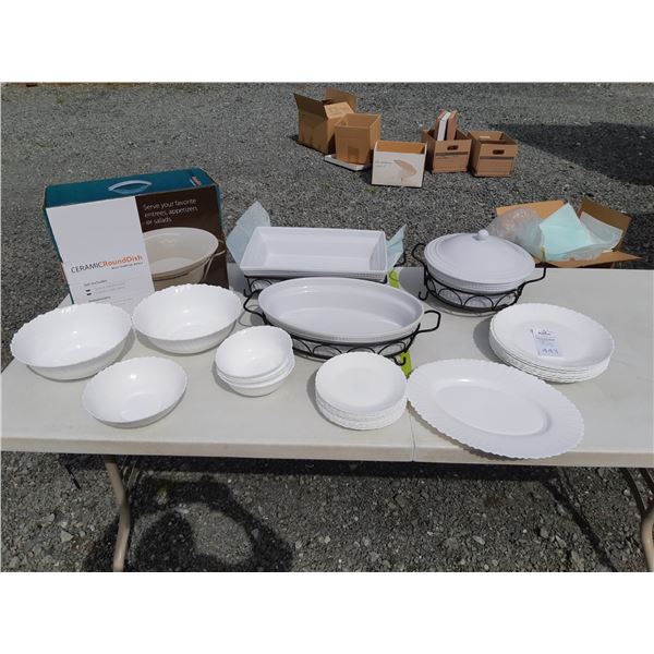 White Baking & Servingware Cat A