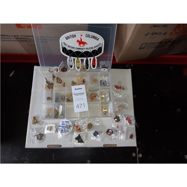 First Nations, RCMP and Mor Pins Cat B