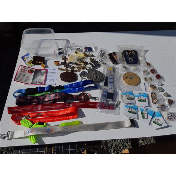 Vancouver 2010 Olympics and RCMP PinsCat B