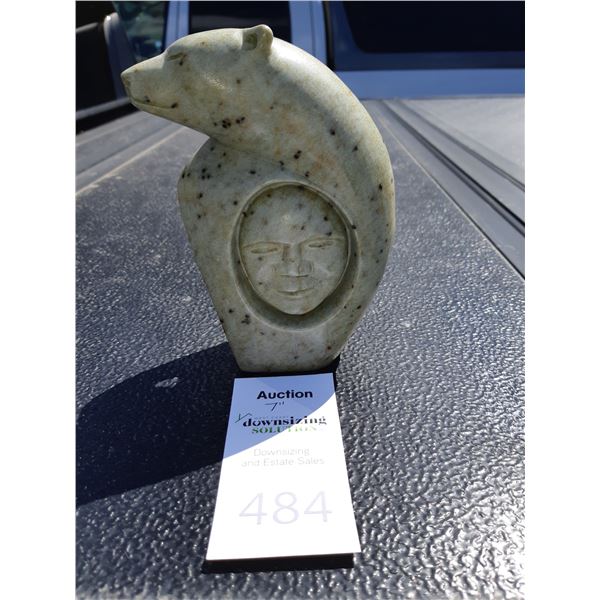 First Nations Carving by John Sabourin Cat B