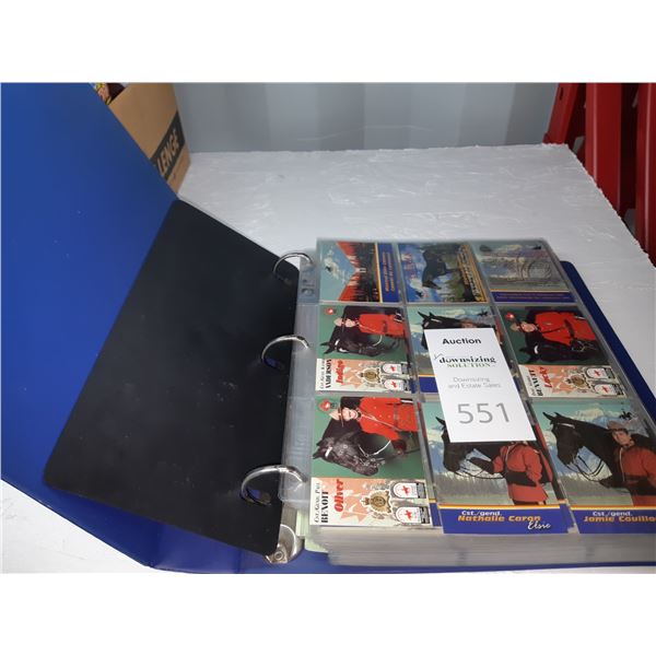 Album of RCMP Collector Cards Cat B