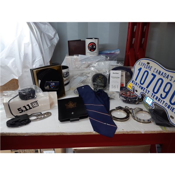 Police Insignias & Tactical Knife Cat B