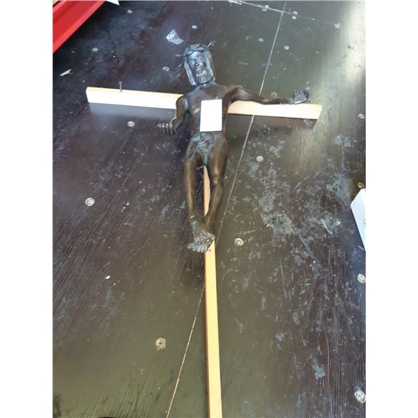 22" Bronze Figure of Jesus on Cross Cat B